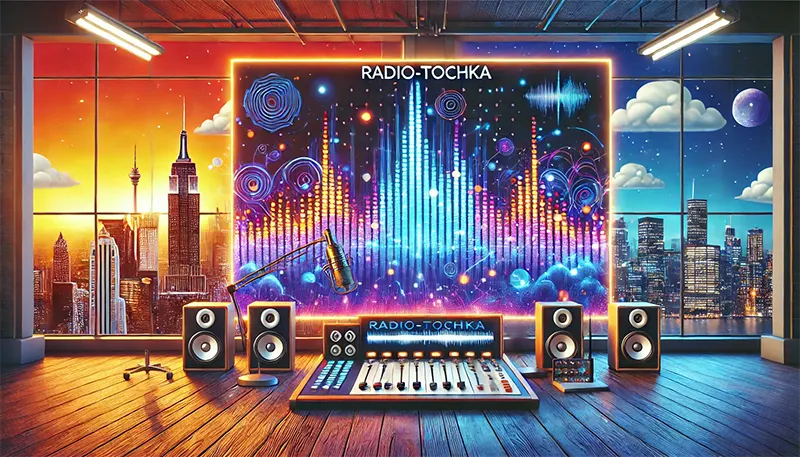 radio tochka иллюстрация